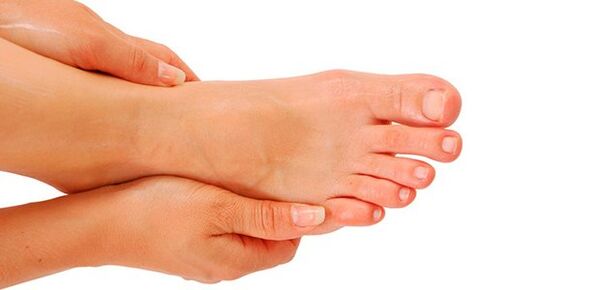healthy foot after treatment of nail fungus